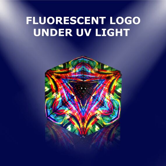 Shashibo Formwechsel-Box – Preisgekrönter, patentierter Zappelwürfel mit 36 Seltenerdmagneten – lässt Sich in über 100 Formen verwandeln (Artist Series - Cosmic Surfer)