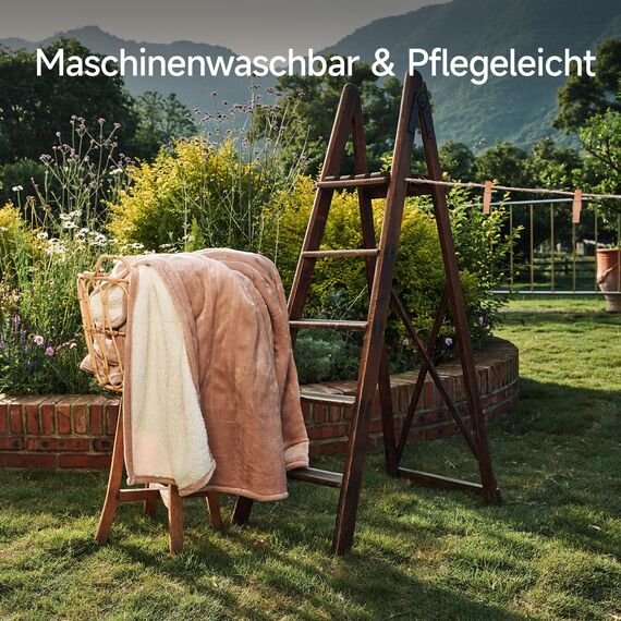 GOTCOZY Heizdecke 150x200 cm-Weicher seidiger Plüsch Wärmedecke Heizdecke 9 Heizstufen und 10 Stunden Auto-Off-Timer Überhitzungsschutz CE-Zertifiziert Kuscheldecke für Bett&Büro Waschbar(Rosen Staub)