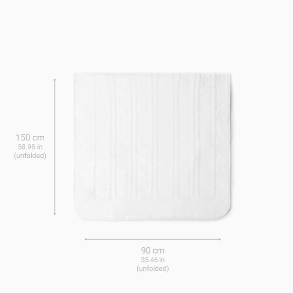 Medisana HU 665 Wärmeunterbett 150 x 80 cm, Heizdecke mit Abschaltautomatik und Überhitzungsschutz, elektrische Wärmedecke für das Bett mit 3 Temperaturstufen, waschbar