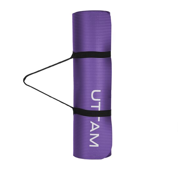 UTTAM Yoga Mat | Multi-Purpose Extra Thick Foam Exercise Mats | Stretching, Resistance Workout & Therapy – Pilates, Home & Gym Equipment Accessory for Men Women Kids (183 x 60cm) (Purple)