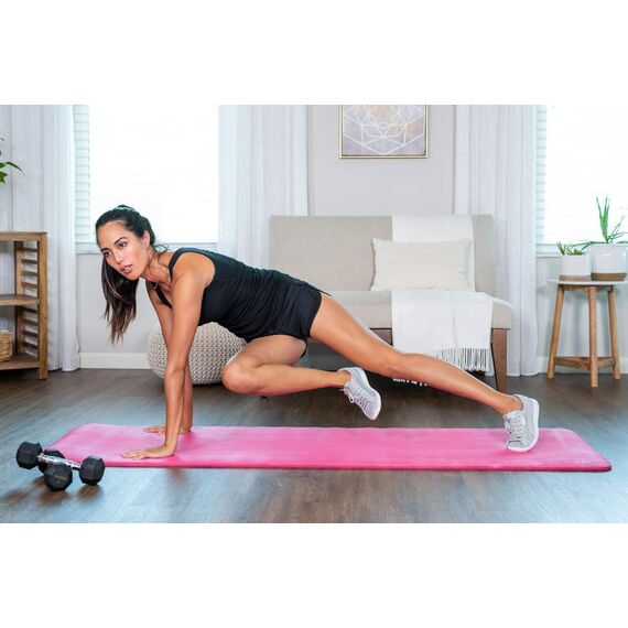 diMio XL Komfort-Gymnastikmatte Yogamatte in 1185x90x1.5cm mit Tragegurt Phtalatfrei + SGS-geprüft (Grün, 185 x 90 x 1.5 cm (XL))