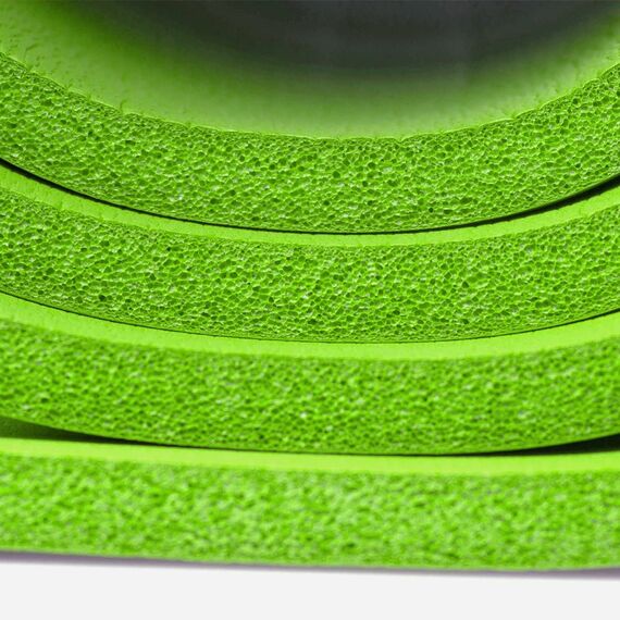 diMio XL Komfort-Gymnastikmatte Yogamatte in 1185x90x1.5cm mit Tragegurt Phtalatfrei + SGS-geprüft (Grün, 185 x 90 x 1.5 cm (XL))