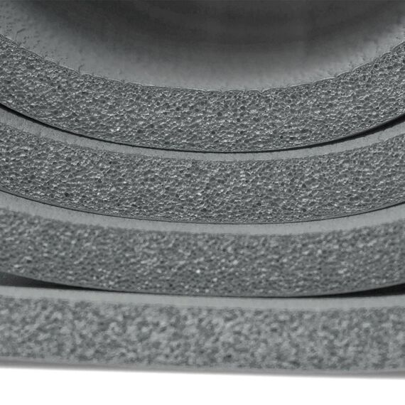 diMio XXL Komfort-Gymnastikmatte Yogamatte in 185x90x1.5cm mit Tragegurt Phtalatfrei + SGS-geprüft (Urban Grey, 185 x 90 x 1.5 cm (XL))