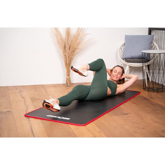 NEOLYMP extra Dicke und rutschfeste Fitnessmatte mit Fitness E-Book und Tragegurt - Pilatesmatte, Yoga Matte, Sportmatte, Gymnastikmatte, Trainingsmatte