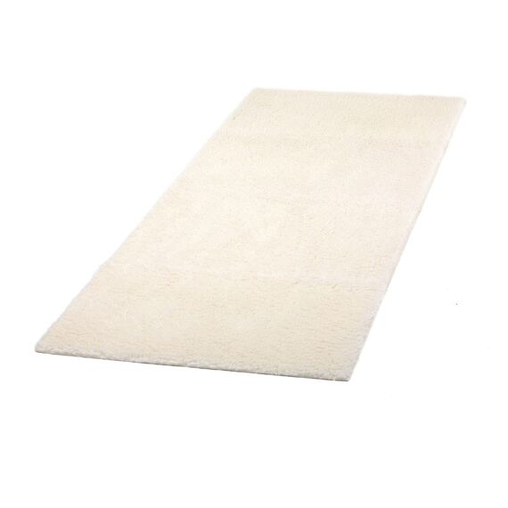 Bodhi | Schurwoll-Yogamatte | Natur | Schurwollmatte | 100% Schafschurwolle (1200 g/m²)| Weich & Isolierend | VISHNU 60 | 200 x 60 cm