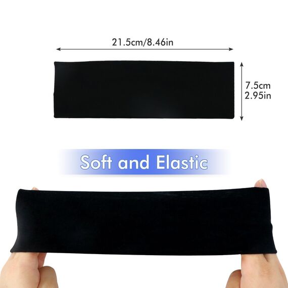 Sularpek 6 Stück Stirnband Damen, Elastic Haarband, Sport Schweiß Headband, Antirutsch Headbands, Damen Weiches Stirnbänder für Frauen Yoga Workout Fitness Headbands