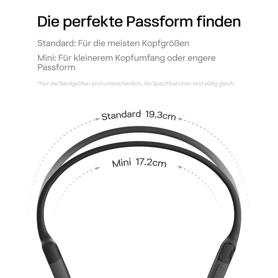 SHOKZ OpenRun Knochenschall Kopfhörer, Open-Ear Sport Bluetooth Kopfhörer mit Noise-Cancelling Mikrofon, IP67 wasserdichte kabellose Ohrhörer zum Laufen, 8 Std Spielzeit, USB-C, mit Sport-Stirnband