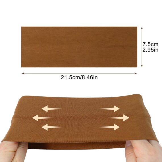 Sularpek Yoga Headbands, 6 Pack Stirnbänder Damen, Stretchy Cotton Kopf Bande, Schweiß Haarbänder, rutschfest Haarband Damen, Sport Laufen Exercise Gym