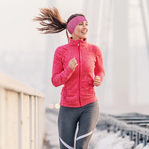 Linlook Sport Stirnband für Damen und Herren - Frühling/Herbst/Winter/Ohrenwärmer Stirnbänder Ohrenschützer Warm Headband for Jogging, Laufen, Wandern, Fahrrad 2 Stück (Farbe 8)