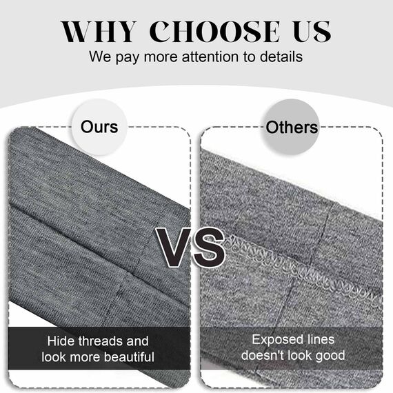 AWUMBUK Stirnband Damen Sport, 8 Pack Haarband Schwarz Haarbänder Damen Herren Antirutsch Stirnbänder Elastisch Headband Unisex Hair Band Sport Yoga Workout Laufen Fitness Gym Haarschmuck