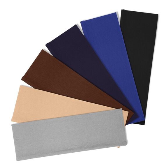 Flintronic 6 PCS Sports Damen Stirnband, Baumwollstretch Schweißband Mischfarben, Wicking Stretchy Stirnband für Frauen Sport/Yoga/Laufen/Fitness