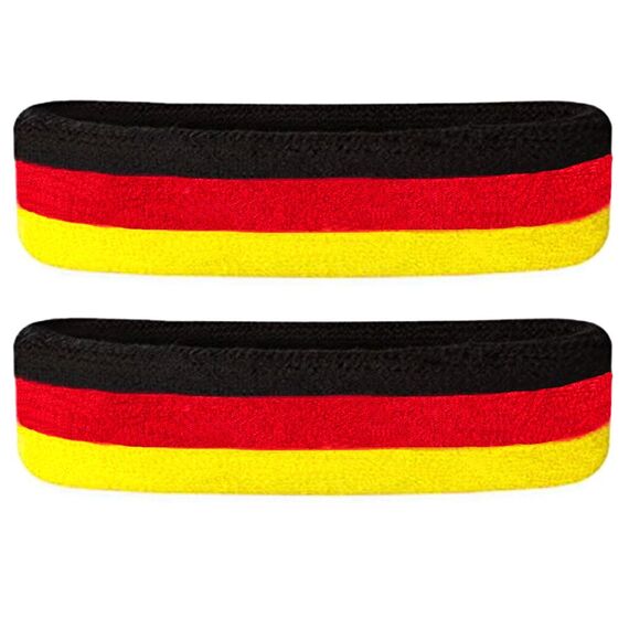 HANERDUN Sport Stirnband Herren Damen Schweißbänder Kopf Stirn Frottee Kopfband Sport für Laufen Fahrrad Joggen Tennis Fußball