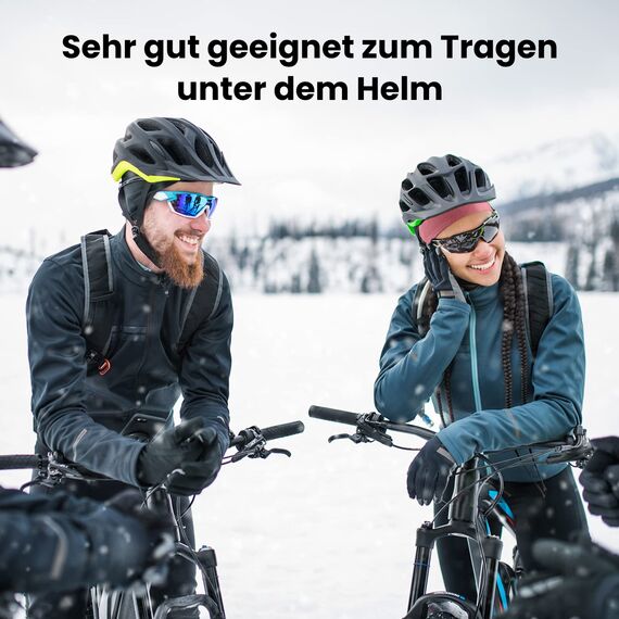 Stirnband Damen Sport Ohrenschutz für Damen und Herren - Winter/Frühling/Herbst Sport Haarband Elastisch Ohrenwärmer Kopfband für Jogging Laufen Wandern Fahrrad - 2er Set (Schwarz+Rosa)