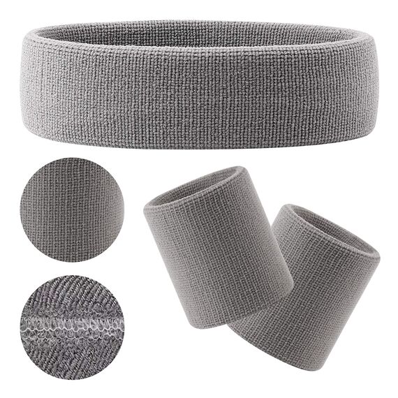 HANERDUN Sport Stirnband Herren Damen Schweißbänder Kopf Stirn Frottee Kopfband Sport für Laufen Fahrrad Joggen Tennis Fußball