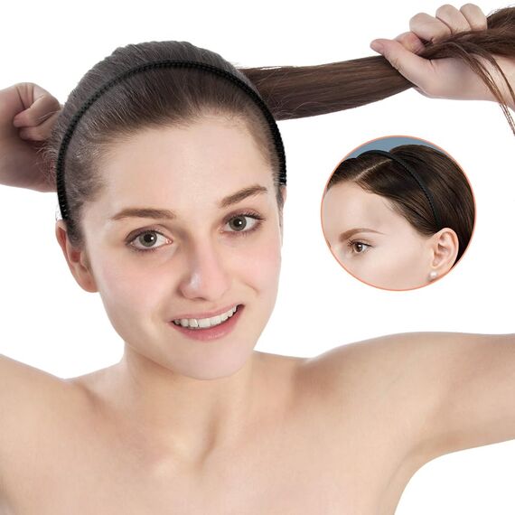 LOPHE Wellen Gezackte Haarreif, 8 Stück Haifischzahn Haarkamm Haarband für Kinder Damen Männer, Gewellte Kunststoff Haarband Rutschfestes Haarreif mit Mehrere Stile