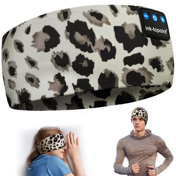 Schlafkopfhörer Bluetooth,Schlaf Kopfhörer Stirnband Bluetooth 5.4 Kopfhörer Geschenk für Männer/Frauen mit Ultradünnen HD Stereo Lautsprecher für Sport,Schlafen,Reisen,Meditation,Entspannen