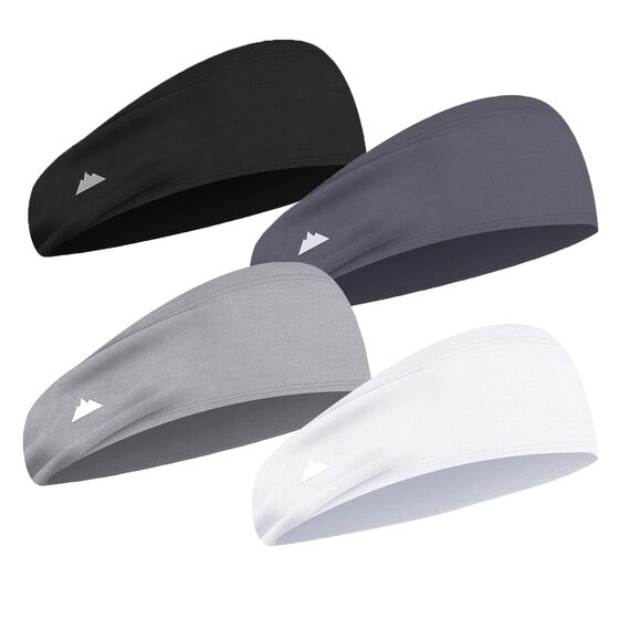 Tough Headware Sport Stirnband Damen Herren - Laufstirnband - Breites Headband für Sport Laufen Wandern - Schweißband für Männer und Frauen - Jogging Lauf Band versch. Farben