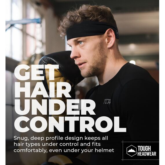 Tough Headwear Sport Stirnband Herren - Haarband Herren Damen - Stirnband Sport - Schweißband Stirn Laufen - Sportstirnband Kopfband - Headband