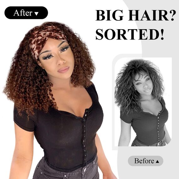 Kavya Haarband Damen Stirnband Damen 4er Pack – 7'' Extra Breit Haarbänder Dünn, Elastische Kopftuch Weiche Boho Mehrfarbig Headband, für Yoga, Kosmetik, Sport & Haarschmuck Sommer