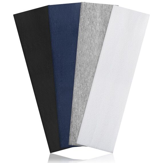 4 Stück Haarband für Damen und Herren, Elastische Rutschfeste Stirnband Sport Unisex Haarbänder für Yoga Fitness Joggen Workout