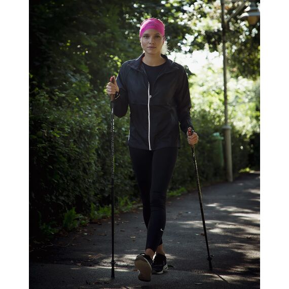 Atmungsaktives Sport Stirnband Damen & Herren - schnelltrocknendes Kopfband zum Wenden - leichtes & elastisches Haarband, winddichtes Schweißband Stirn (blaugrau)