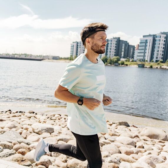 Chiluxendo 10 Stück Haarband Jungs Sport, Stirnband Nicht Rutschend, Haarbänder Damen Dünn, Stirnbänder Elastische Silikon Rutschfeste zum Laufen, Yoga, Training im Fußball und Mehr, Schwarz