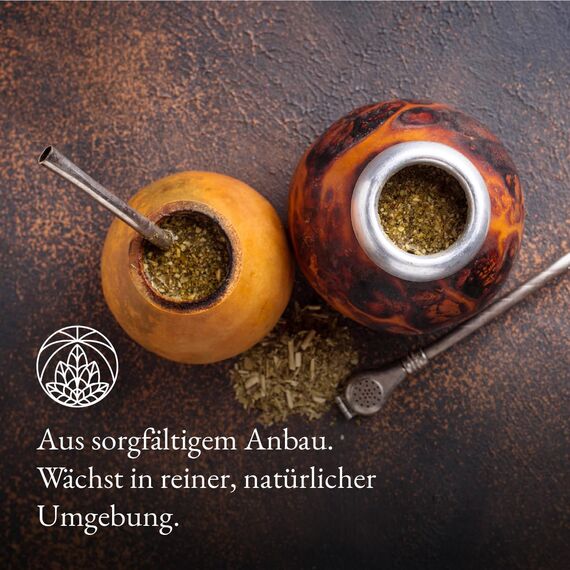 Mate Tee Monte Nativo (180g) - Yerba Mate schonend getrocknet - Tee lose 100% natürlich und ohne Zusatzstoffe - Aromatischer Kräutertee für einen köstlichen Aufguss