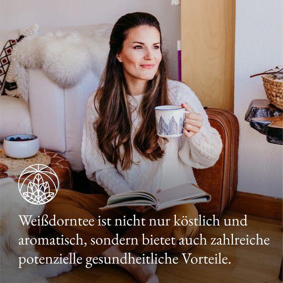 Weißdorn Tee Monte Nativo (300g) - Weissdorn schonend getrocknet - Weißdorntee (Hawthorn)100% natürlich und ohne Zusatzstoffe - Aromatischer Kräutertee für einen köstlichen Aufguss