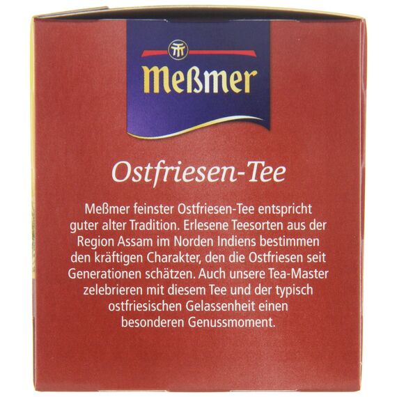Meßmer Ostfriesen-Tee | 25 Teebeutel | Glutenfrei | Laktosefrei | Vegan (Packung mit 5)