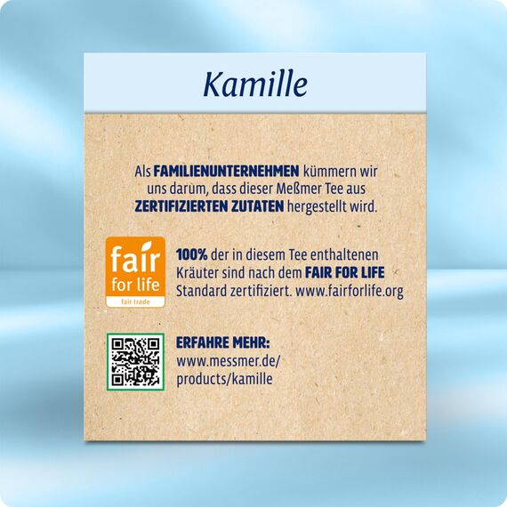 Meßmer Kamille | milder Kräutertee | 25 Teebeutel