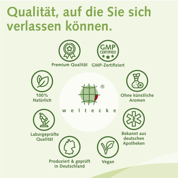 Weltecke Mistel-Tee | 3x25 Teebeutel | Premium-Qualität hergestellt & abgefüllt in Deutschland | Kräutertee mit würzig-herbem Geschmack | Ohne künstliche Aromen | Mistelkraut-Tee I Viscum album