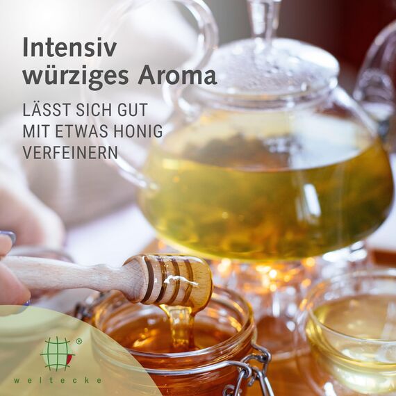 Weltecke Schafgarbe-Tee 3x25 Teebeutel in Arzneibuch-Qualität | Schafgarbenkraut Kontrolliert & | Aromatisch-Würziger Kräuter-Tee | Beliebt Bei Frauen