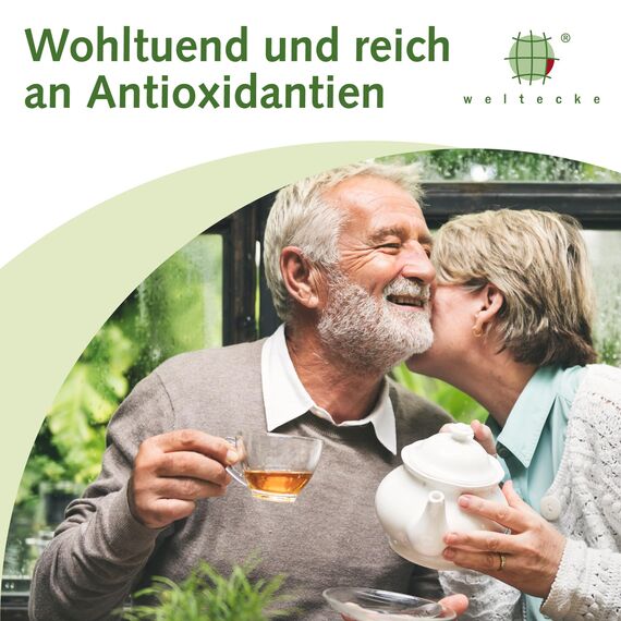 Weltecke Bio-Olivenblätter-Tee | 3x25 Teebeutel in Deutschland Kontrolliert & Hergestellt | Olivenblatt Mit Mild-Herbem Geschmack | Frisch Abgefüllter Kräuter-Tee | Vegan & Ohne Zusätze