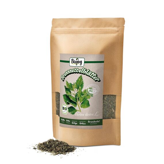 Biojoy BIO-Brennessel-Tee (100 g), Brennnesselblätter getrocknet und geschnitten, Kräutertee (Urtica dioica)