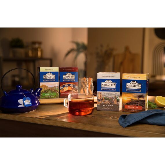 Grüner Tee ohne Koffein - Koffeinfreier Grüntee - Einzeln Verpackte, Aromaversiegelte Teebeutel mit 1,5g Tee pro Portion - 20 Teebeutel mit Band