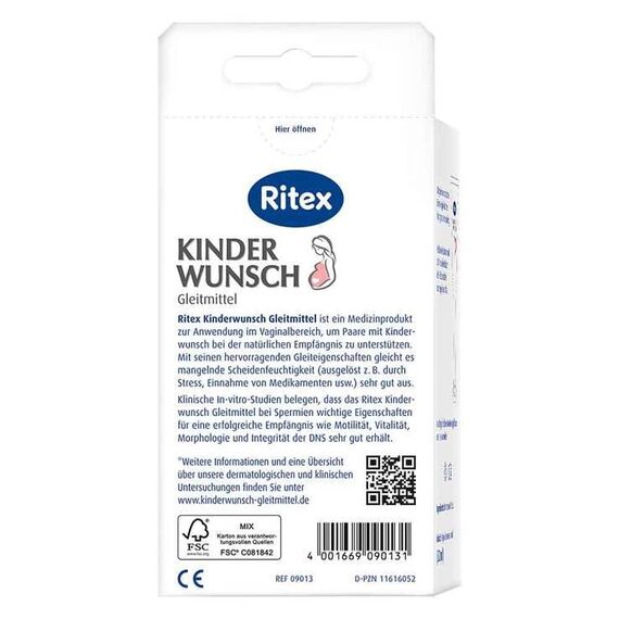 JoviTea® Set mit Babytraum Bio Tee + Ritex Kinderwunsch Gleitmittel - ideale Kombination aus Gleitgel und natürlichem Babytraum Tee