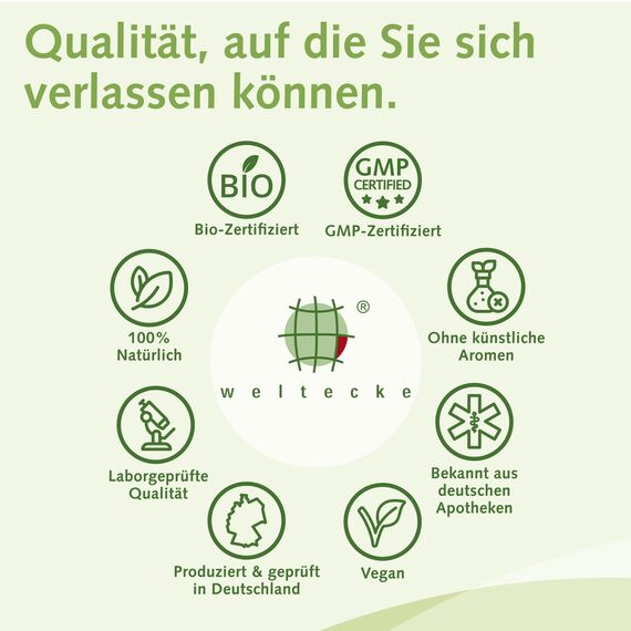 Weltecke Bio-Zistrosen-Tee lose 250 g | Frisch abgefüllt in Deutschland | Aromatisch-herber Kräuter-Tee von der Zistrose | Natürlich vegan | Ohne künstliche Aromen & Zucker | Cistus Incanus