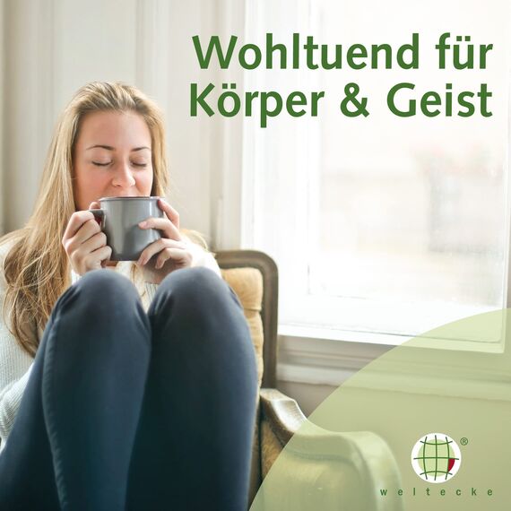 Weltecke Bio-Brennnessel-Tee lose 250 g | Frisch abgefüllt | In Deutschland hergestellt & kontrolliert | Frisch-würziges Aroma | Schonend getrocknete Brennnessel-Blätter | Loser Kräuter-Tee