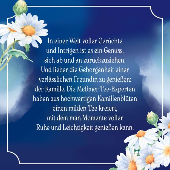 Meßmer Kamille x Bridgerton Limited Edition | 25 Teebeutel | milder Kräutertee