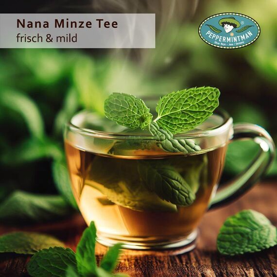 Nana Minze Tee 500g - Aromastarke Marokkanische Minze aus nachhatligem Anbau I Spearmint, Krauseminze I PeppermintMan