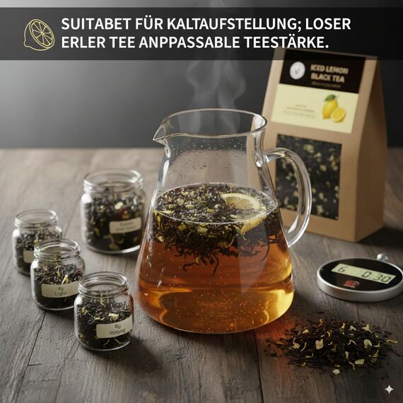 HANFANGLING Zitronentee, schwarzer Tee, Zitronen-Schwarztee, Schwarzer Tee, Natürlicher loser Tee, Entspannen, Erfrischend, Geschenk, Chinesischer Tee