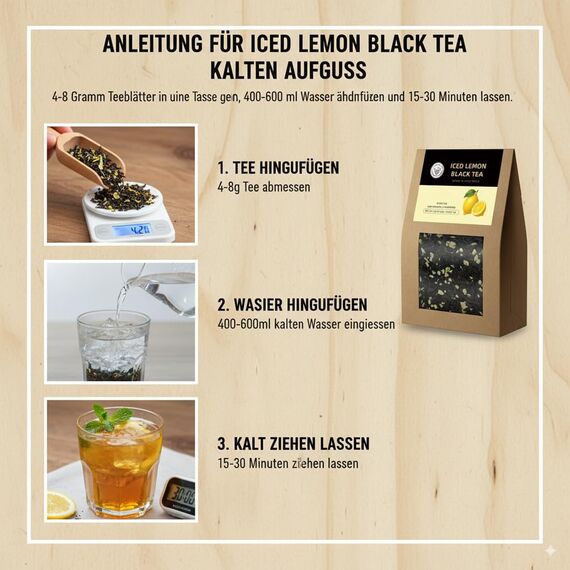 HANFANGLING Zitronentee, schwarzer Tee, Zitronen-Schwarztee, Schwarzer Tee, Natürlicher loser Tee, Entspannen, Erfrischend, Geschenk, Chinesischer Tee