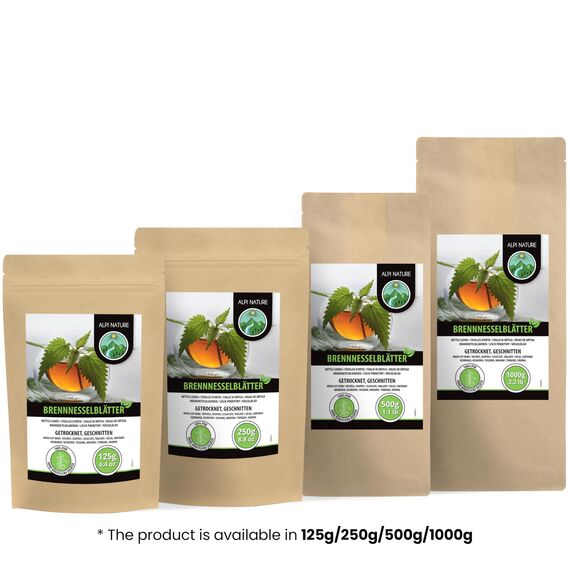 Alpi Nature Brennesseltee 250g, Brennesseltee lose, Brennesselblätter getrocknet, Brennnessel Tee