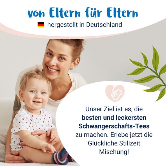 BIO Stilltee für die Muttermilchzeit - mit Bockshornklee, Lemongras, Fenchel, Anis, Kümmel - von PregniVital® - 80g