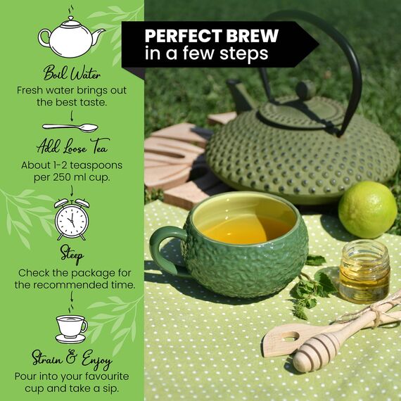 Alpi Nature Brennesseltee 500g, Brennesseltee lose, Brennesselblätter getrocknet, Brennnessel Tee