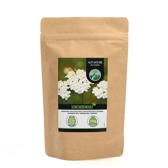 Alpi Nature Schafgarbe Tee 125g, Schafgarbenkraut getrocknet, Schafgarbentee, Tee lose