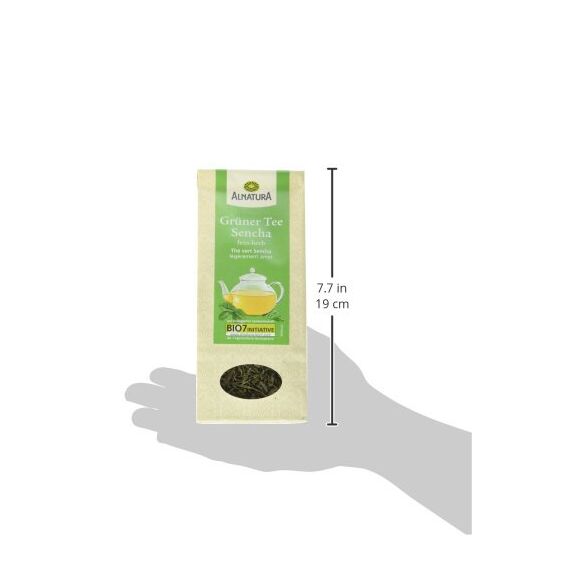 Alnatura Bio loser Grüntee Sencha, 6er Pack (6 x 75 g)
