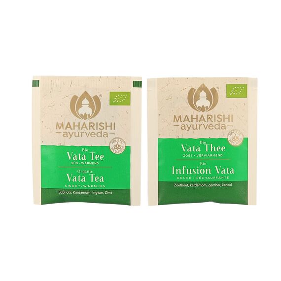 Maharishi Ayurveda Vata Tee | Bio | ayurvedischer Kräuter- & Gewürztee| volles, süßes Aroma | ohne Zucker | Vata-balancierend | 15 Teebeutel | 1er Pack