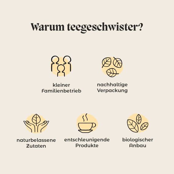 BIO Abendtee | Loser Kräuter-Tee für deine Auszeit am Abend | Natürlicher Melissentee mit Baldrian, Lavendel und Passionsblume | 85g loser Bio Tee | teegeschwister