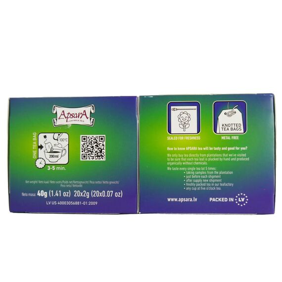 Apsara Detox & Slim Kräutertee – 3er Set (60 Teebeutel) – Natürlicher Entschlackungstee mit Mate, Brennnessel & Eisenkraut – Premium Detox Tee für Stoffwechsel & Wohlbefinden